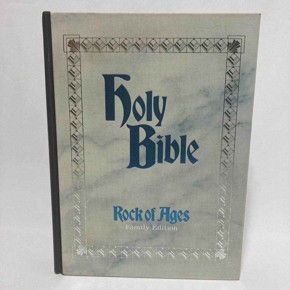 Holy Bible Rock Of Ages Family Edition King James Version Heritage Publishers TX